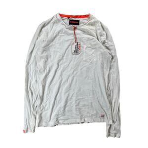 NWT SuperDry White Long Sleeve Men Top Size XL